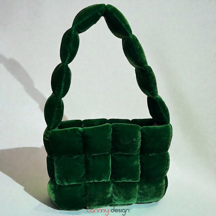 Túi chần bông xanh